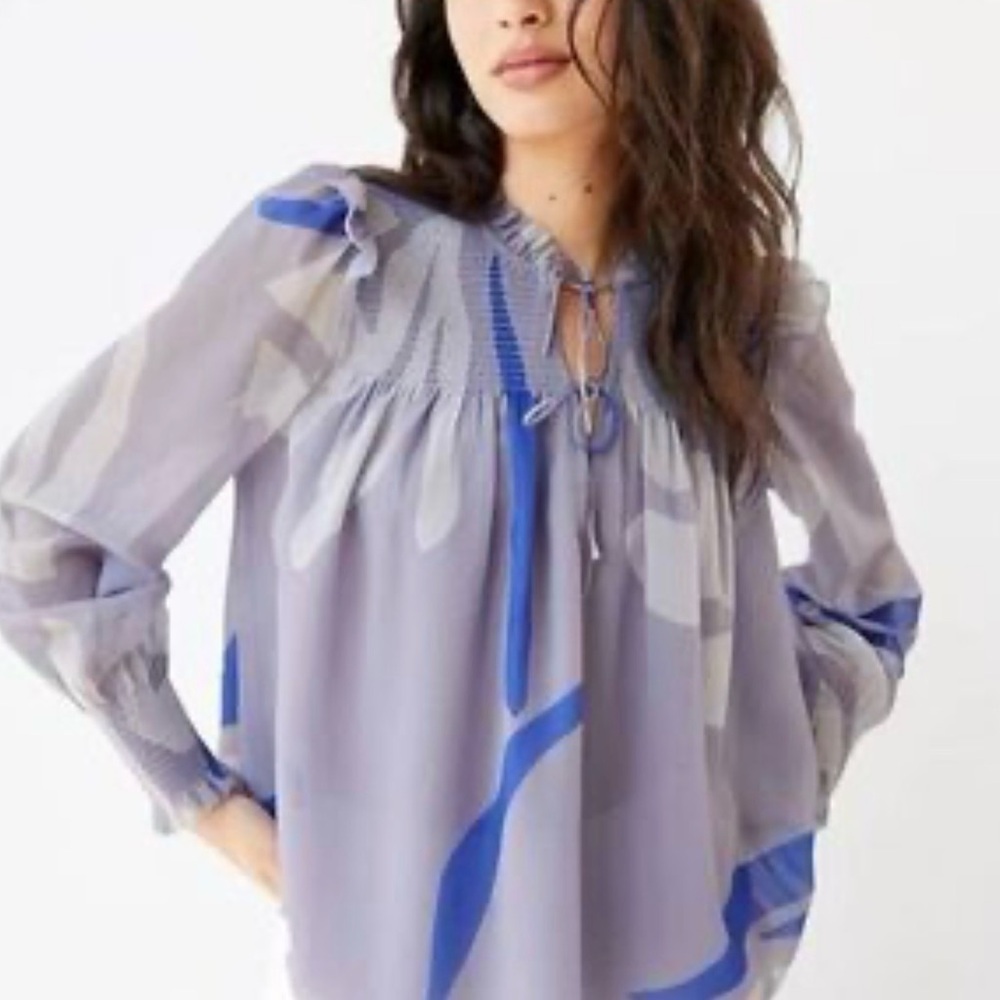 Wilfred Aritzia Castello Blouse purple lavender medium
